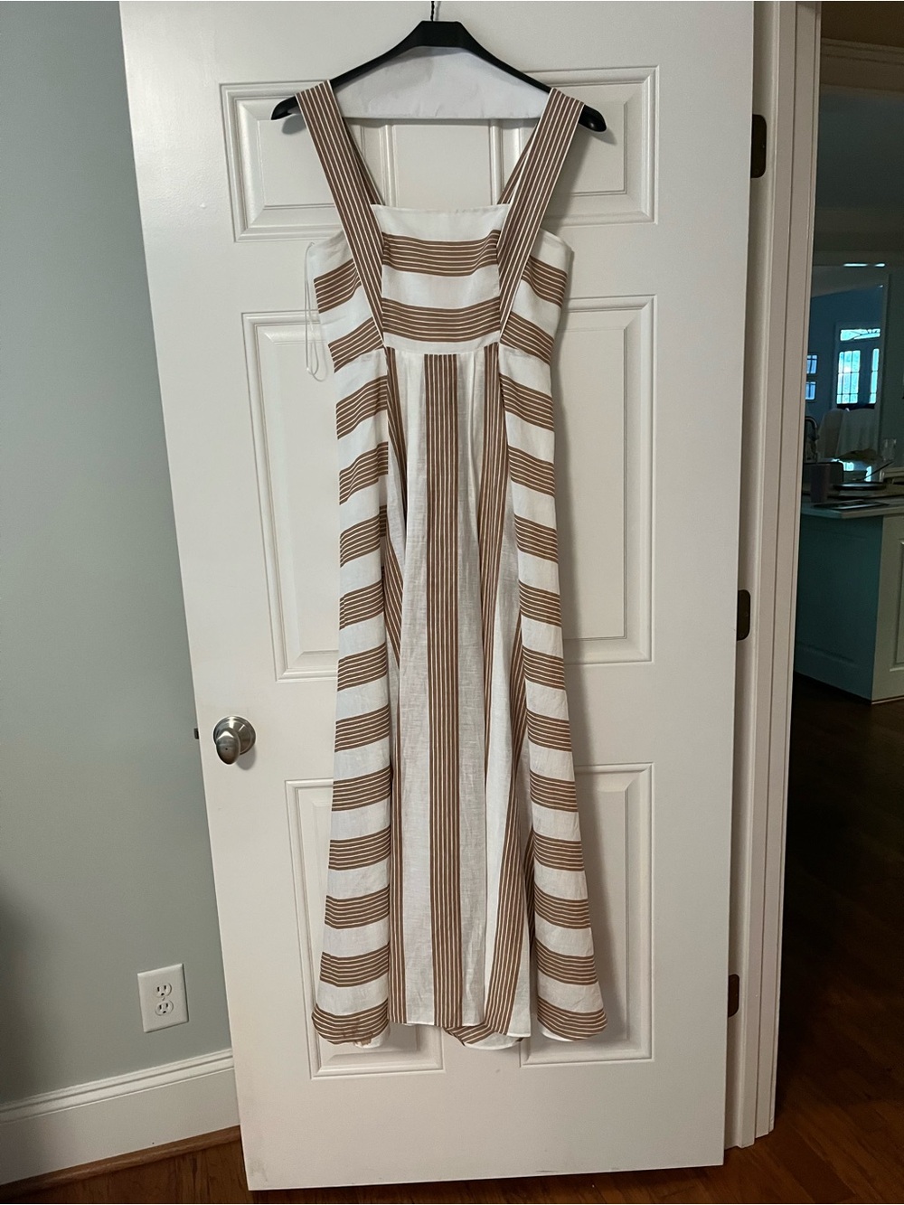 Antonio Melani x MG Style Jenny Striped Linen Blend Maxi Dress 6